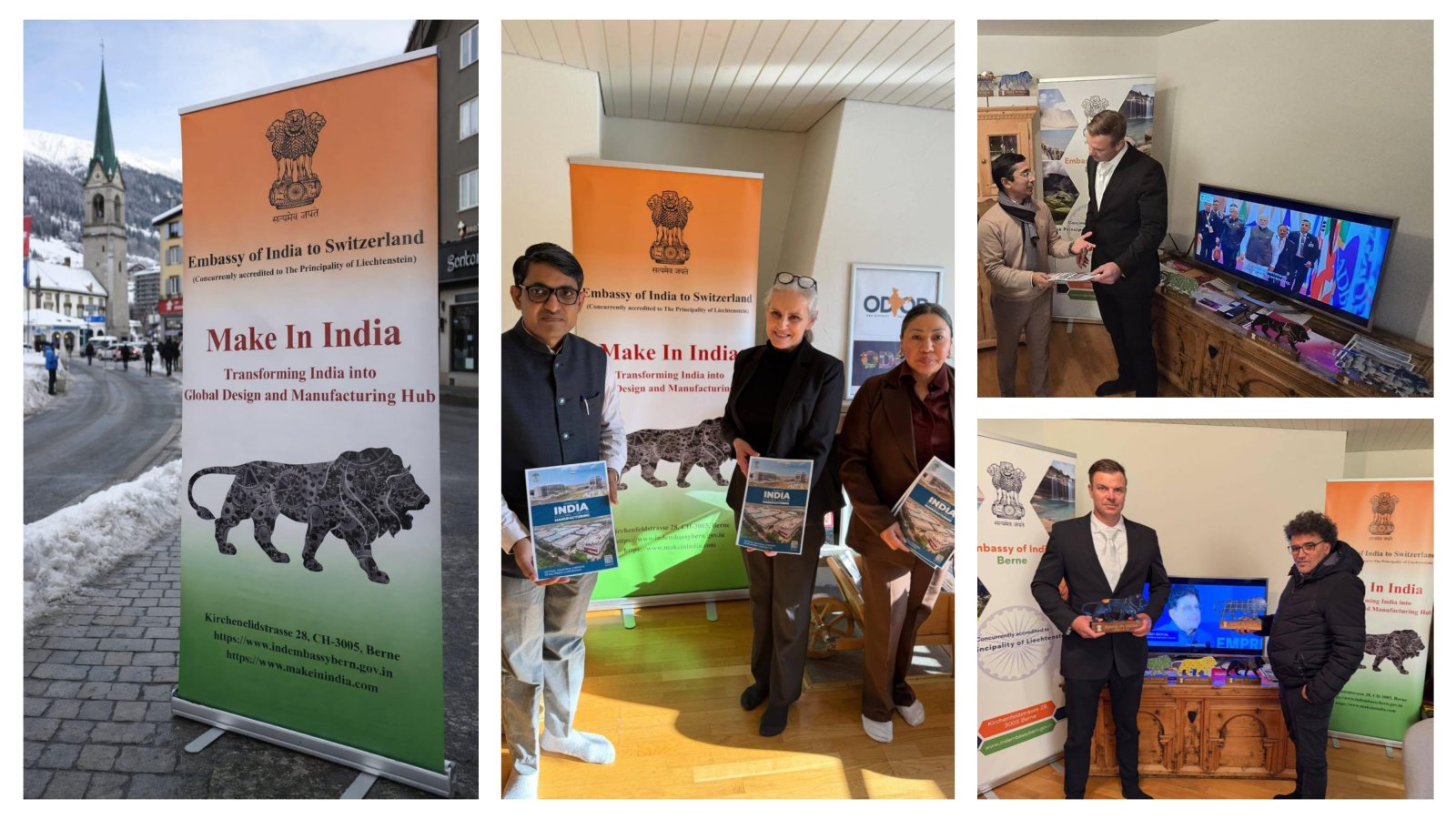 Embassy of India, Berne Lounges & Exhibitions at World Economic Forum (WEF) Davos 2026 (19-23 January 2026)