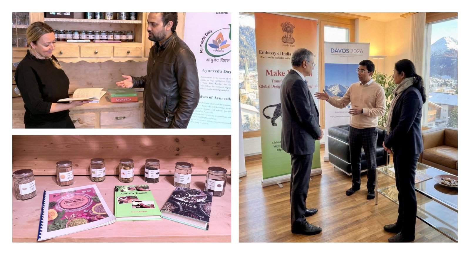 Embassy of India, Berne Lounges & Exhibitions at World Economic Forum (WEF) Davos 2026 (19-23 January 2026)