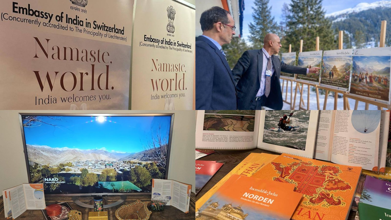 Embassy of India, Berne Lounges & Exhibitions at World Economic Forum (WEF) Davos 2026 (19-23 January 2026)