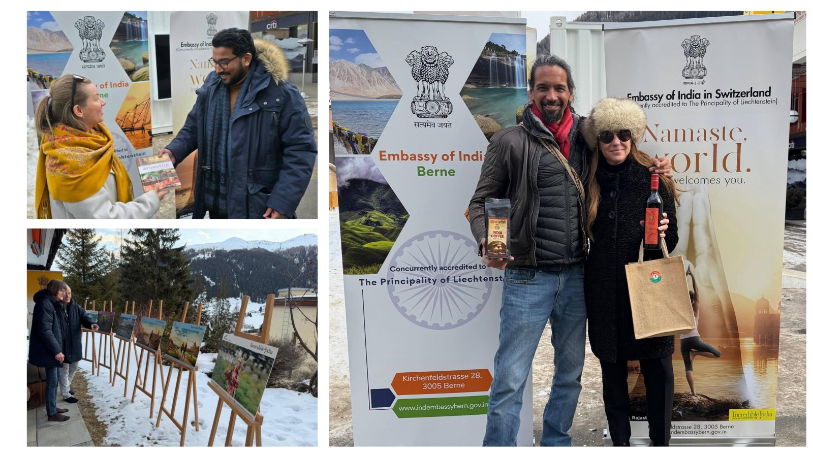 Embassy of India, Berne Lounges & Exhibitions at World Economic Forum (WEF) Davos 2026 (19-23 January 2026)