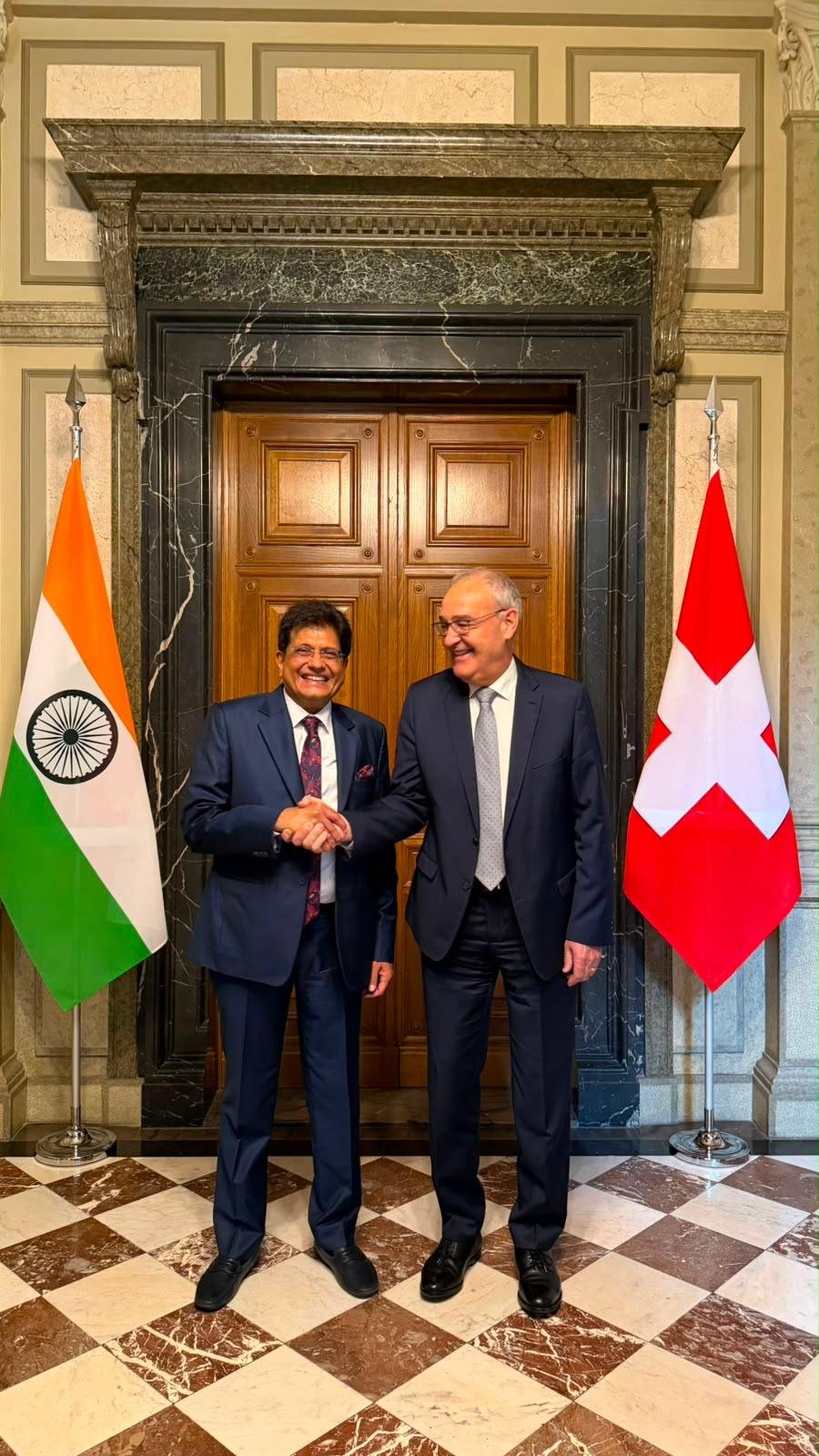 Union Minister of Commerce & Industry Shri Piyush Goyal, official visit to Switzerland, 12-13 June 2026
