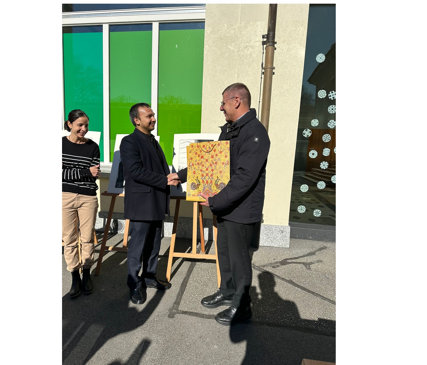 Photo Exhibiton titled 'Gandhi@150, rare archival photographs by Mr. Kulwant Roy curated by Mr. Aditya Arya' at Landquart on 08 February, 2023.