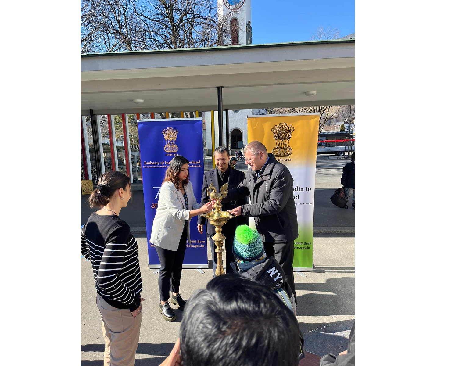 Photo Exhibiton titled 'Gandhi@150, rare archival photographs by Mr. Kulwant Roy curated by Mr. Aditya Arya' at Landquart on 08 February, 2023.