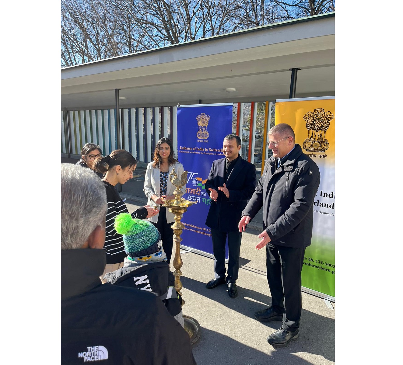 Photo Exhibiton titled 'Gandhi@150, rare archival photographs by Mr. Kulwant Roy curated by Mr. Aditya Arya' at Landquart on 08 February, 2023.