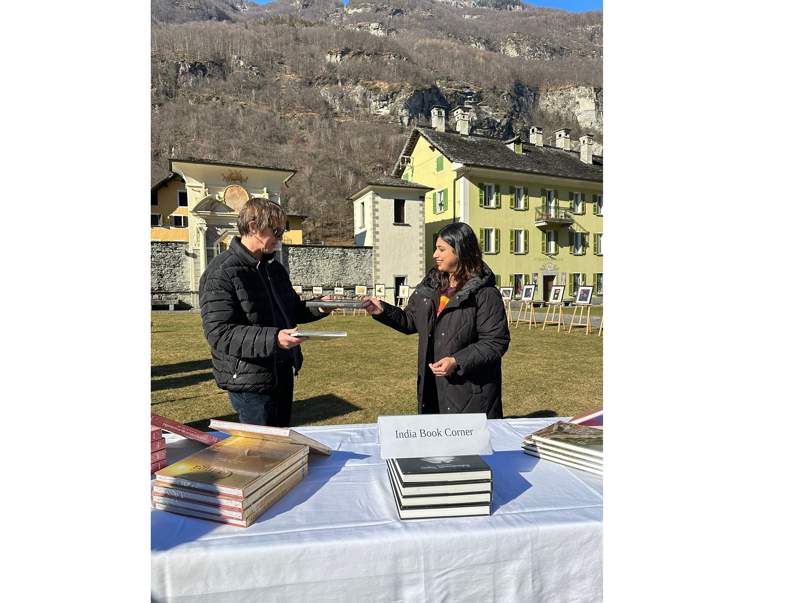 Photo Exhibition on Rabindranath Tagore’s Paintings at Cevio, on 10 February 2023