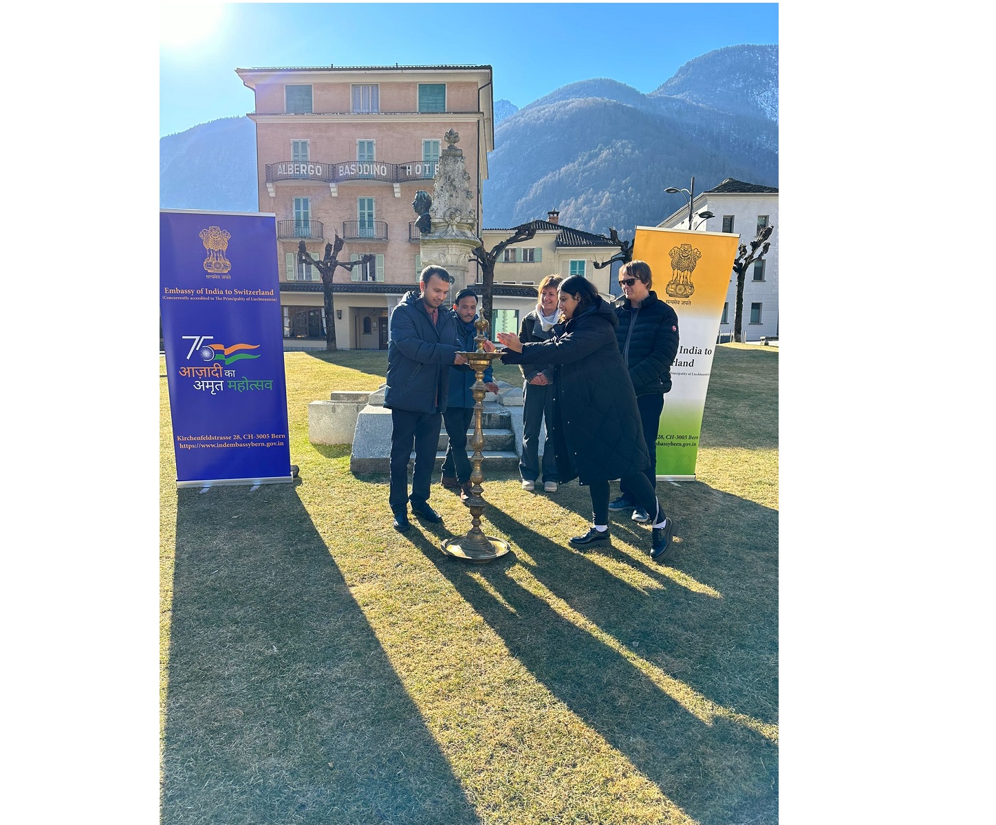 Photo Exhibition on Rabindranath Tagore’s Paintings at Cevio, on 10 February 2023