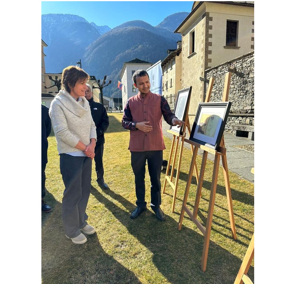 Photo Exhibition on Rabindranath Tagore’s Paintings at Cevio, on 10 February 2023
