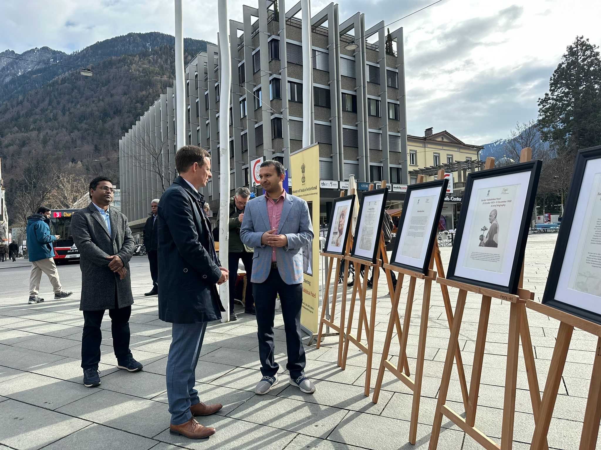 Photo Exhibition titled 'Life of Sardar Patel' at Chur, on 17 February 2023.