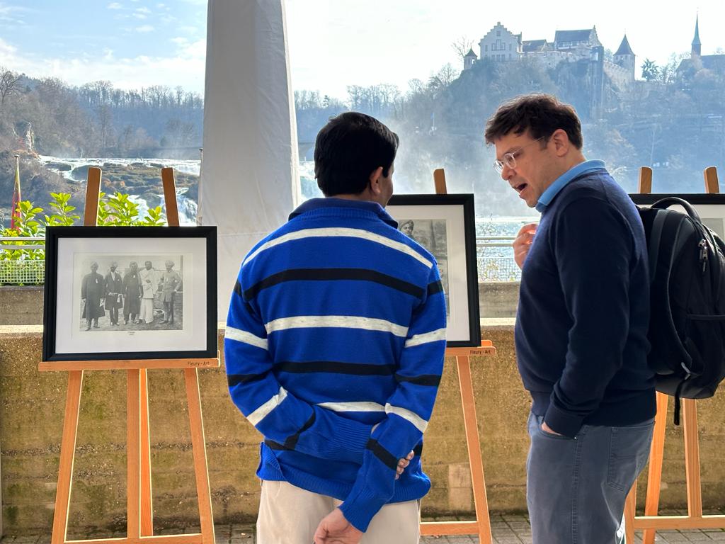 Photo Exhibition on 'Swami Vivekananda' at Neuhausen am Rheinfall, on 22 February 2023