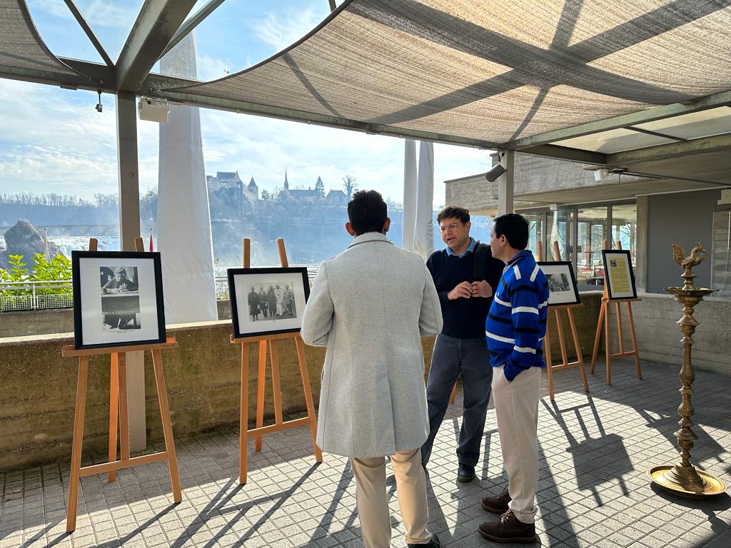 Photo Exhibition on 'Swami Vivekananda' at Neuhausen am Rheinfall, on 22 February 2023