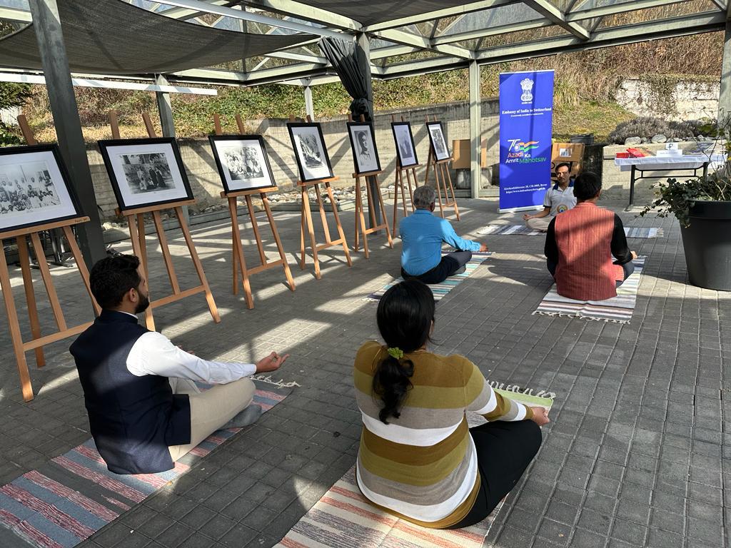 Photo Exhibition on 'Swami Vivekananda' at Neuhausen am Rheinfall, on 22 February 2023
