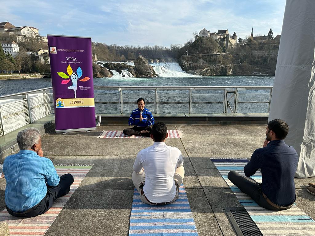 Photo Exhibition on 'Swami Vivekananda' at Neuhausen am Rheinfall, on 22 February 2023