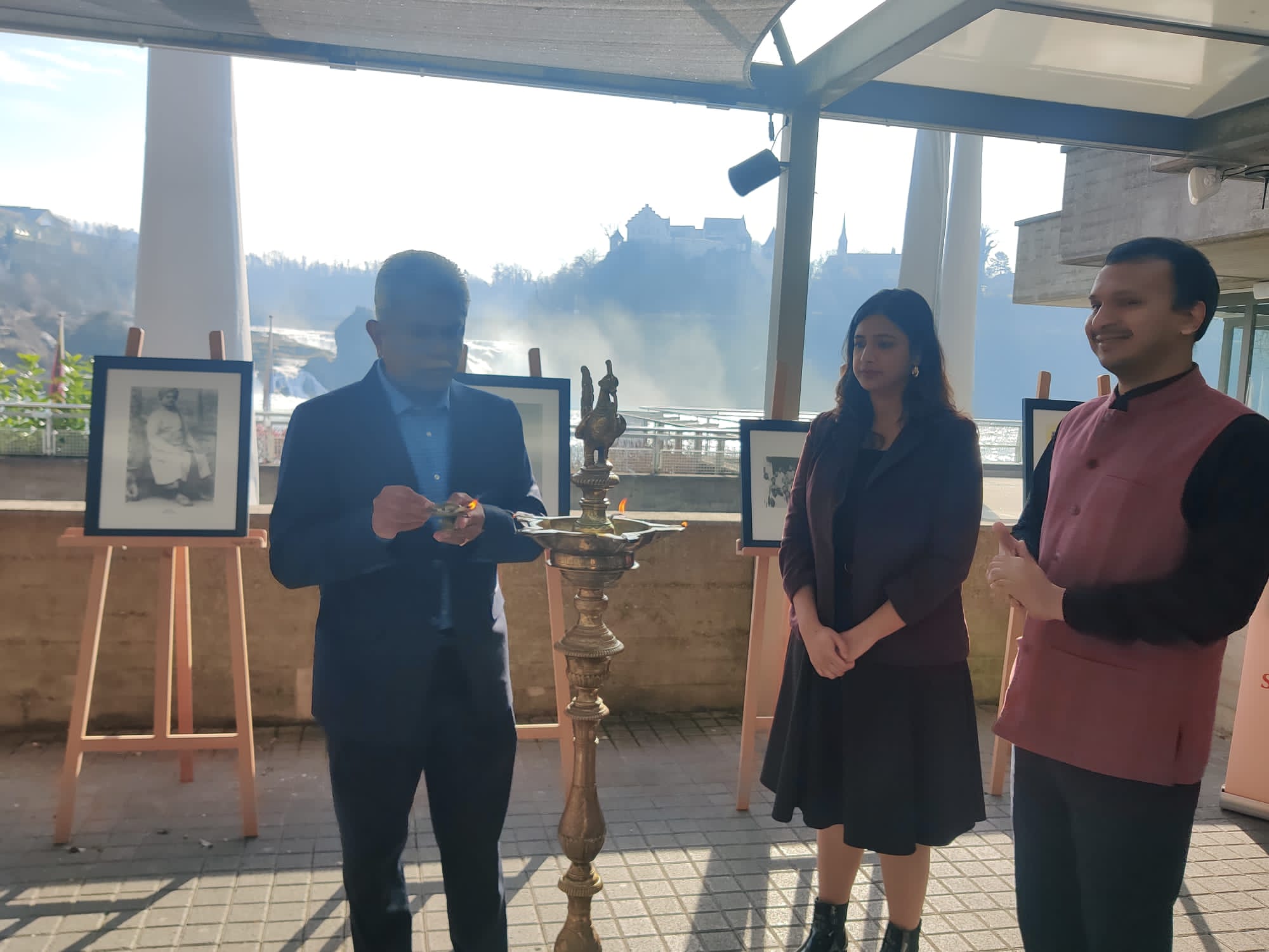 Photo Exhibition on 'Swami Vivekananda' at Neuhausen am Rheinfall, on 22 February 2023