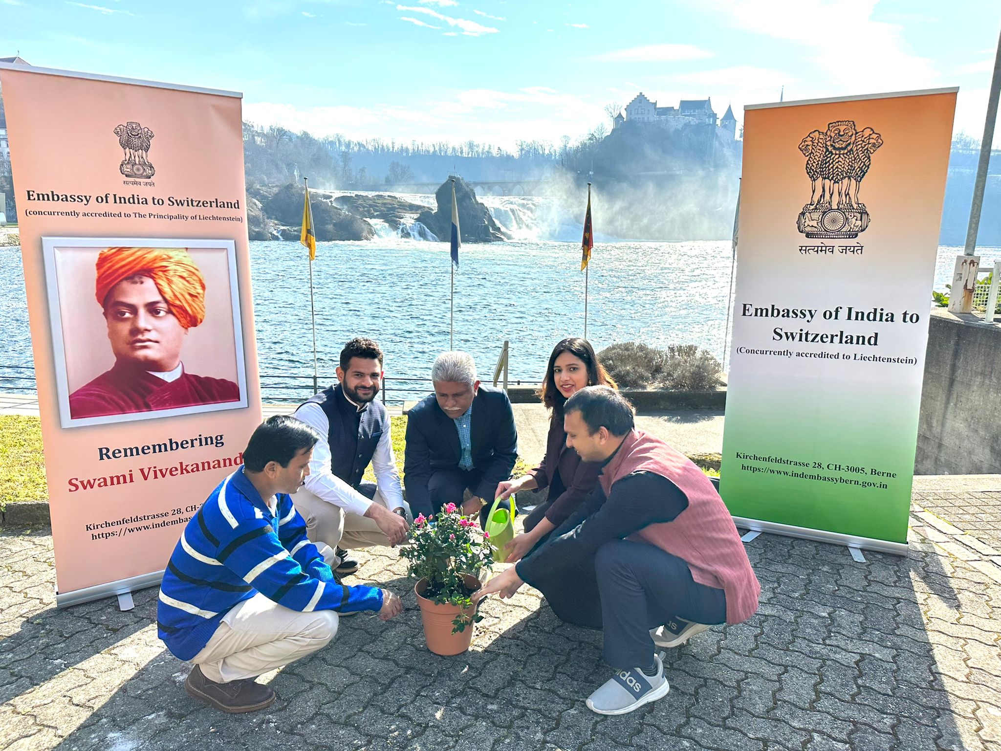 Photo Exhibition on 'Swami Vivekananda' at Neuhausen am Rheinfall, on 22 February 2023