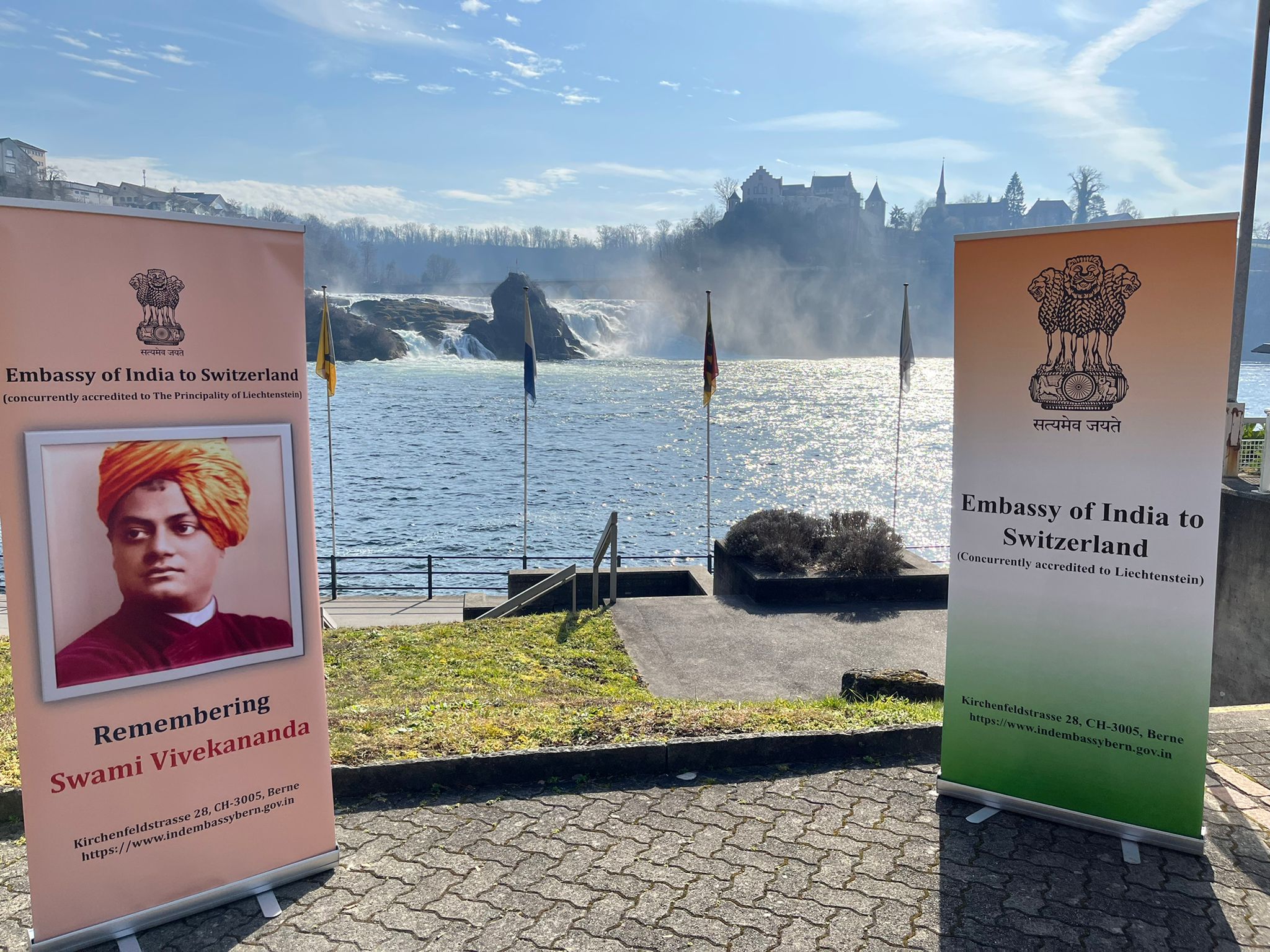 Photo Exhibition on 'Swami Vivekananda' at Neuhausen am Rheinfall, on 22 February 2023