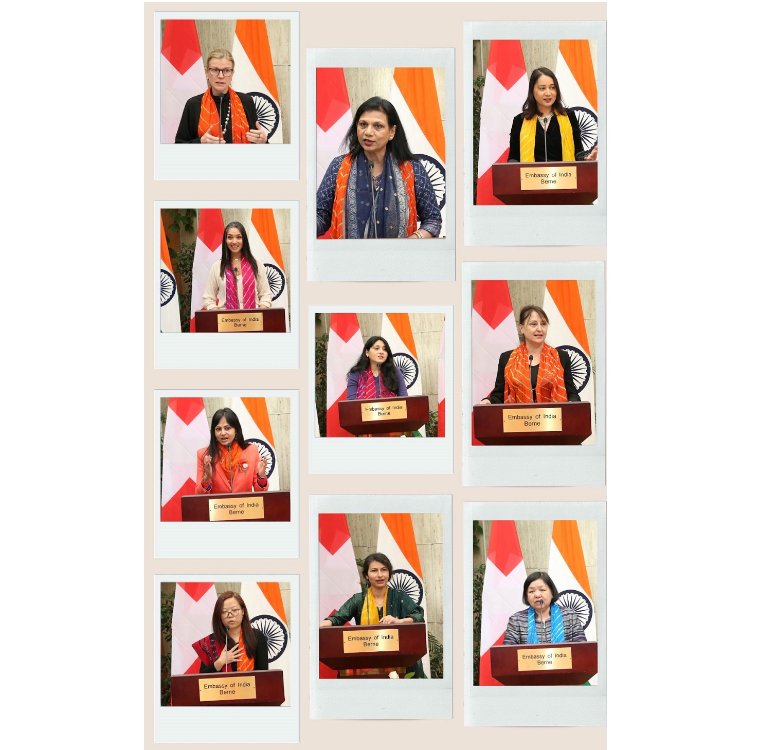 Celebration of International Women’s Day at India House, Berne on 07 March 2023.