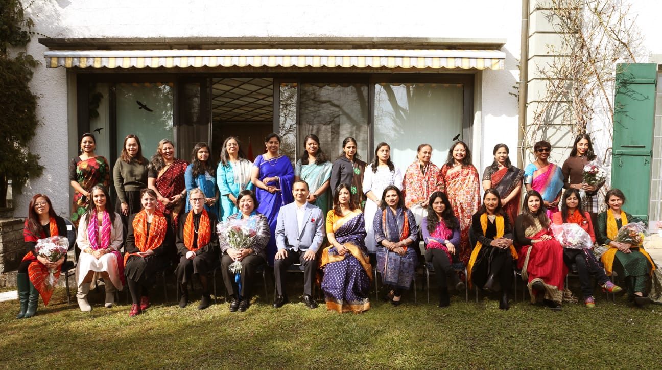 Celebration of International Women’s Day at India House, Berne on 07 March 2023.