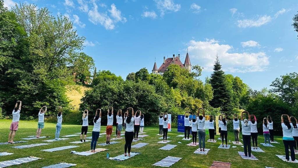 9th International Day of Yoga celebrations at Zurich on 17 June 2023