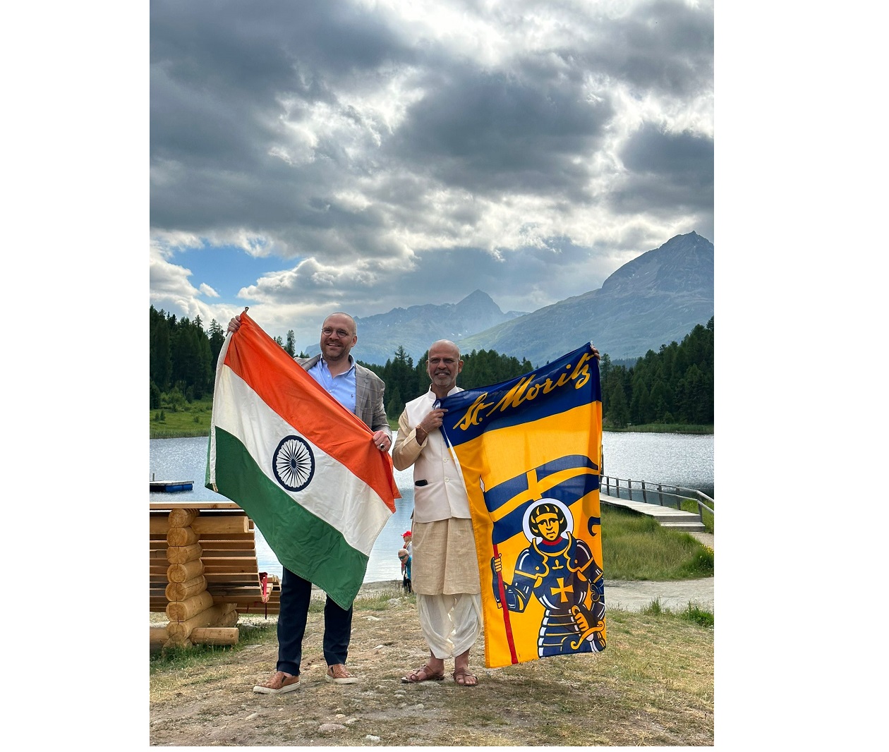 International Day of Yoga 2023 celebrations at St. Moritz, Switzerland on 28 June 2023