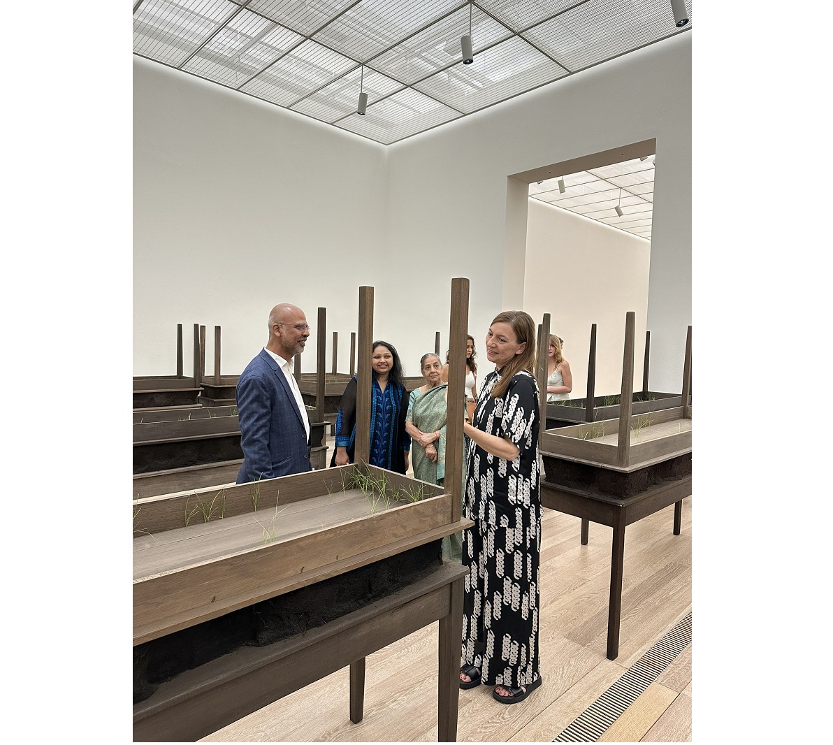  Ambassador Mridul Kumar visited Fondation Beyeler on 09 August 2023