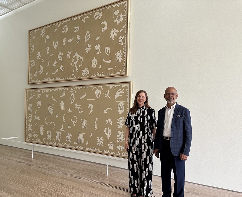  Ambassador Mridul Kumar visited Fondation Beyeler on 09 August 2023