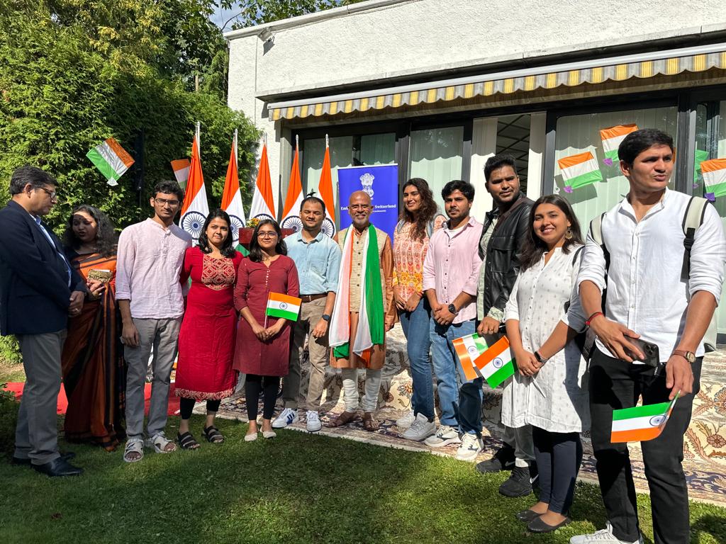 Flag Hoisting ceremony at India House on the occasion of 77th Independence Day on 15 August 2023