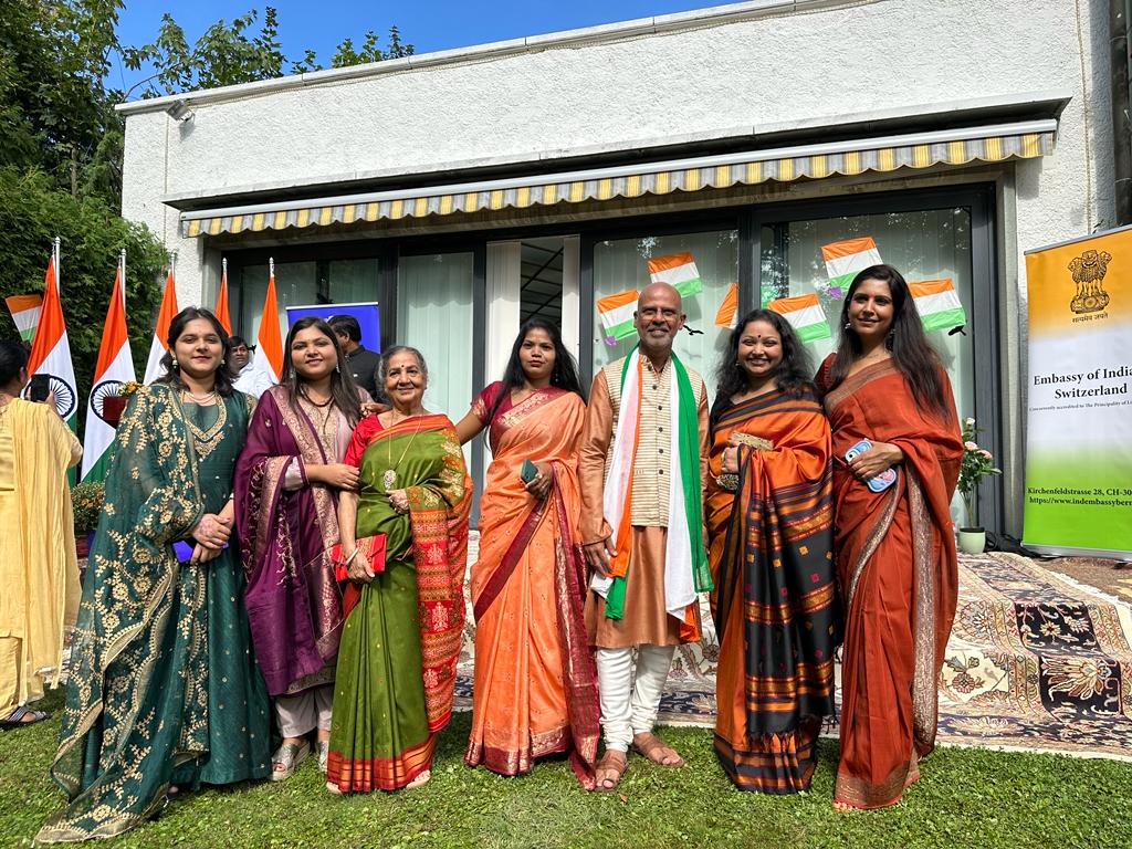 Flag Hoisting ceremony at India House on the occasion of 77th Independence Day on 15 August 2023