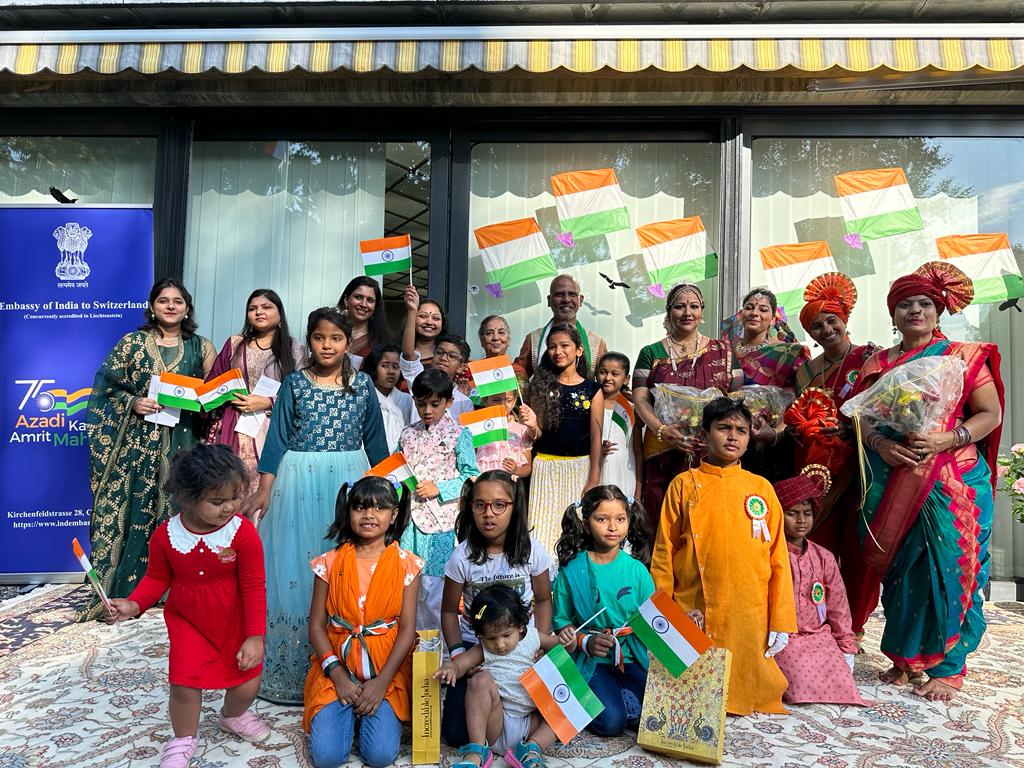 Flag Hoisting ceremony at India House on the occasion of 77th Independence Day on 15 August 2023