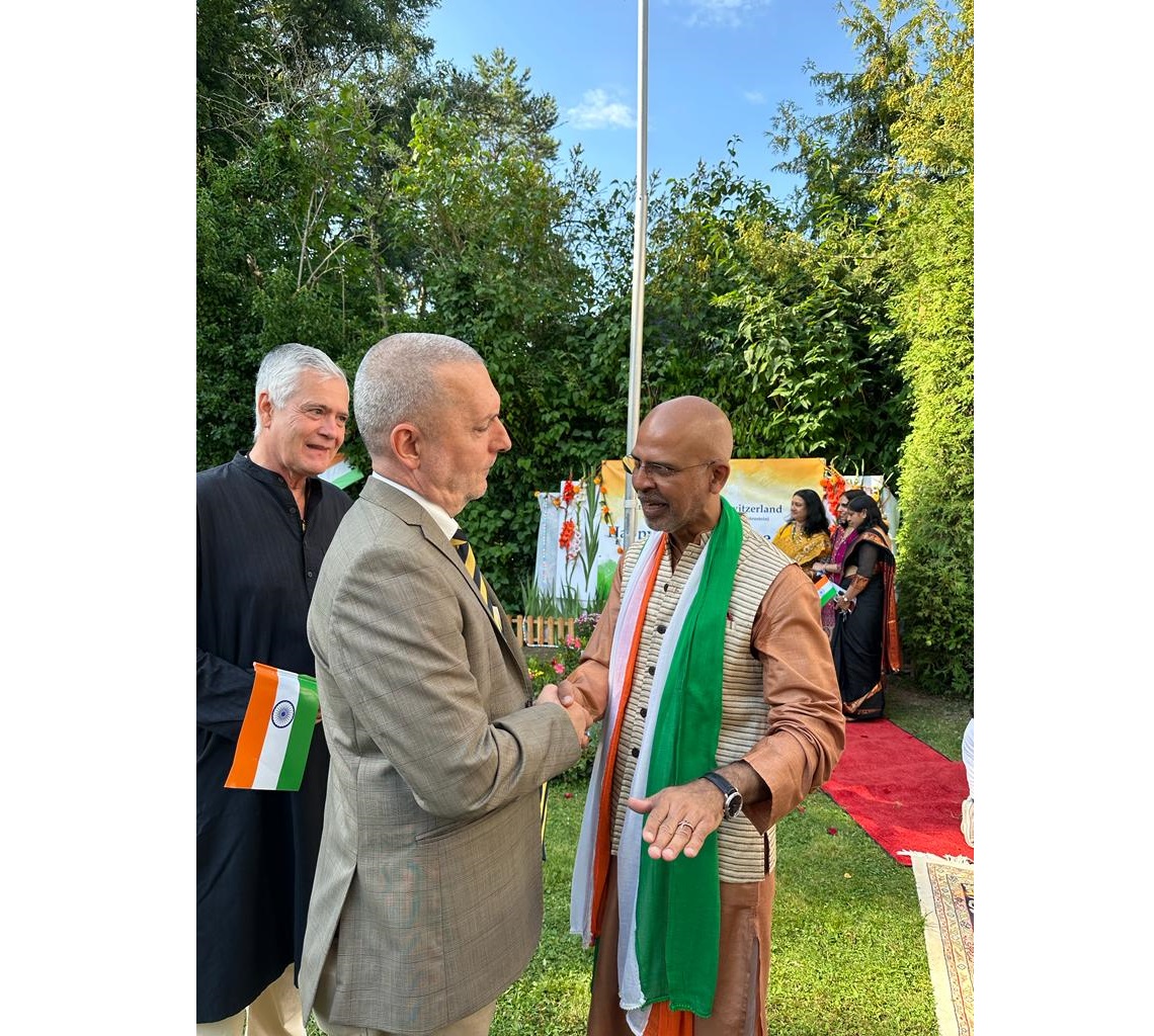 Flag Hoisting ceremony at India House on the occasion of 77th Independence Day on 15 August 2023