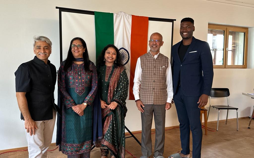 Ambassador Mridul Kumar attended the ‘Body, Mind, Intellect & Beyond’ workshop at Basel on 27 August 2023