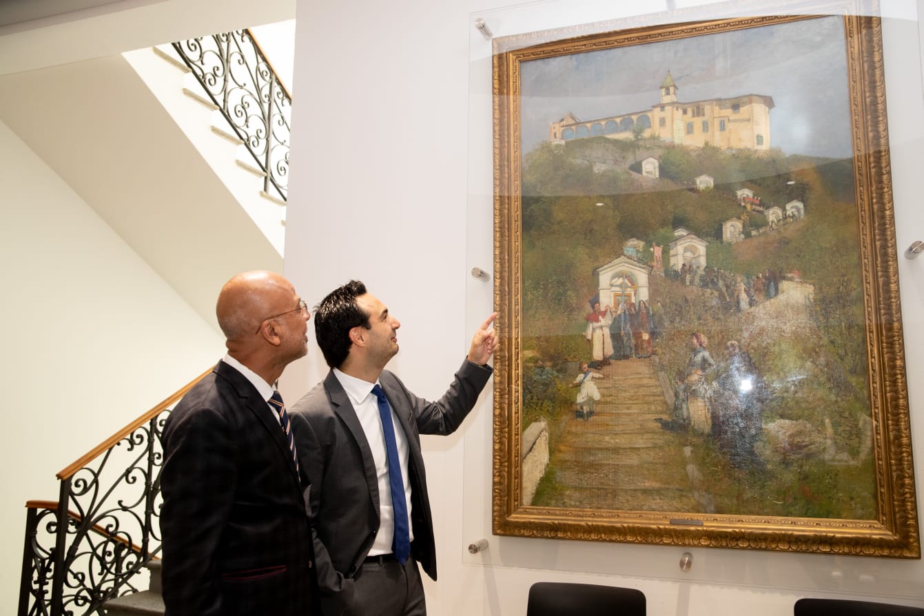 Ambassador Mridul Kumar met  Locarno City Hall delegation on 11 October 2023