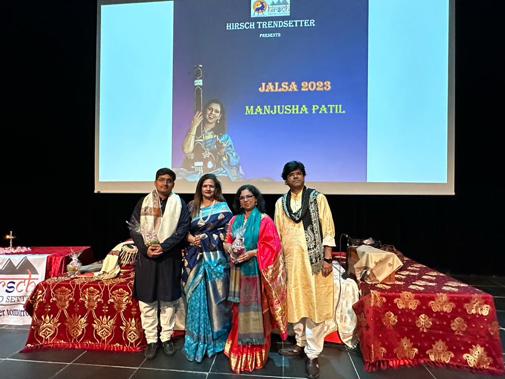 Hindustani Classical evening by ICCR sponsored troupe led by Ms. Manjusha Patil at Geneva on 06 October 2023