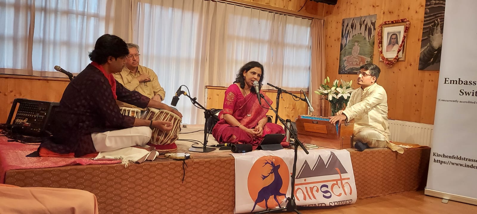 Hindustani Classical evening by ICCR sponsored troupe led by Ms. Manjusha Patil at Trogen on 07 October 2023