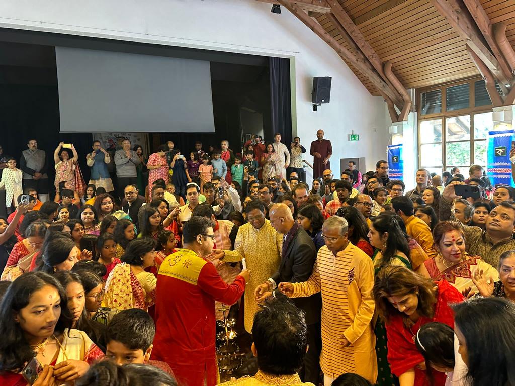 ‘Durga Puja – 2023’ celebrations organized by ‘Swisspuja’ at Zurich on 22 October 2023