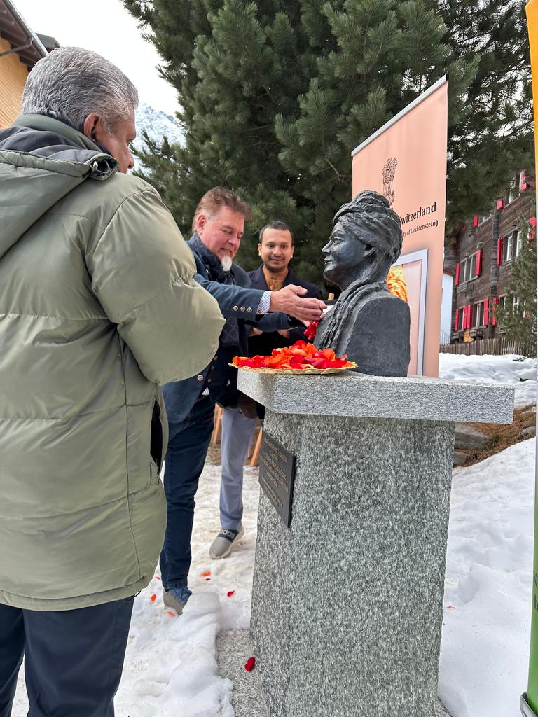 Celebration of Birth Anniversary of Swami Vivekananda in Saas-Fee on 05 January 2023