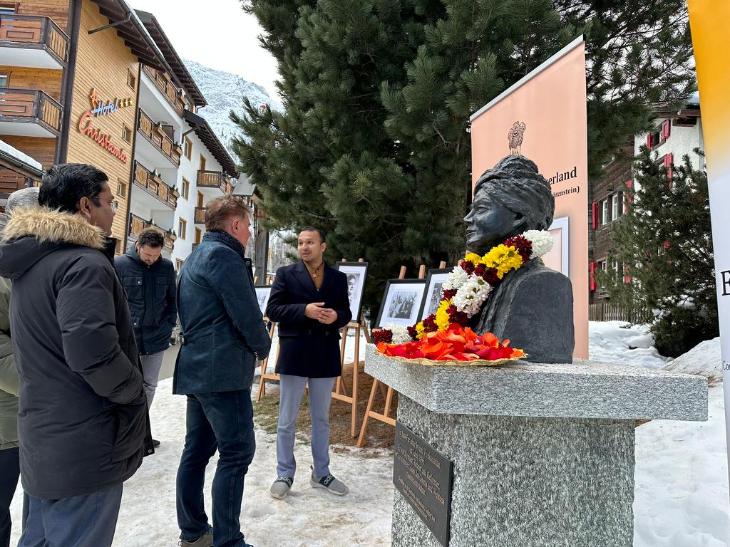Celebration of Birth Anniversary of Swami Vivekananda in Saas-Fee on 05 January 2023