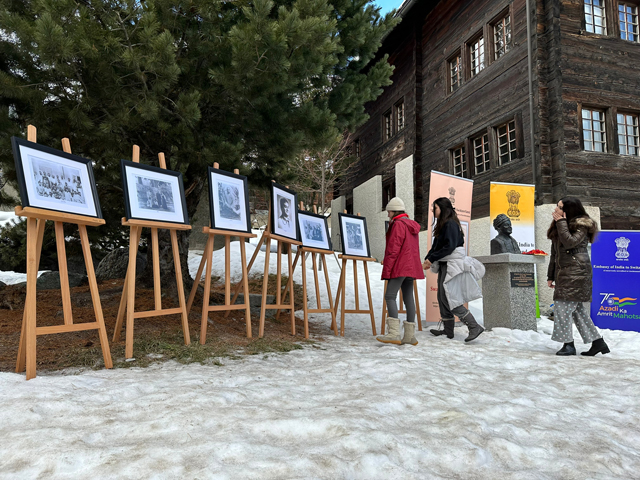 Celebration of Birth Anniversary of Swami Vivekananda in Saas-Fee on 05 January 2023