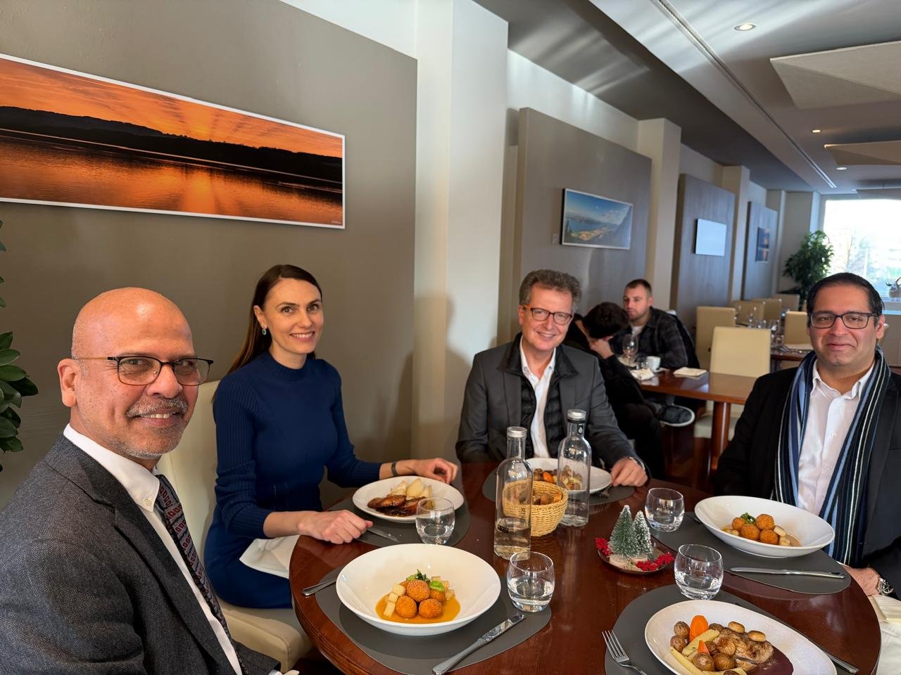 Ambassador met with Innovaud CEO Patrick Barbey for a luncheon on 17 Dec 2025
