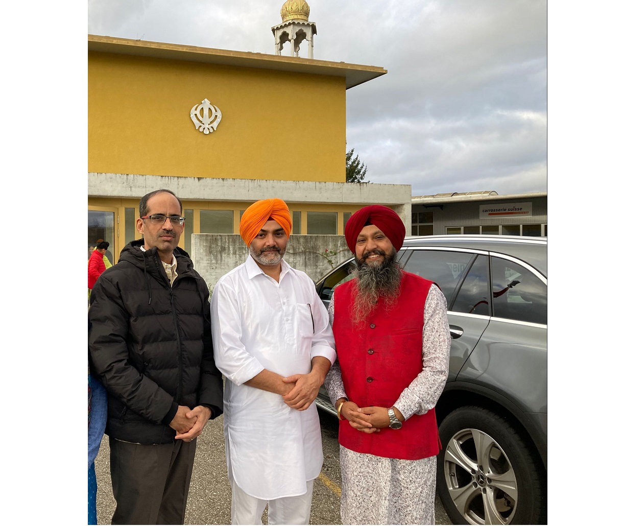 Counsellor Anoop Dhingra joined the celebrations by Sikh community at Gurudwara Sahib in Däniken, Switzerland on 26 November 2023