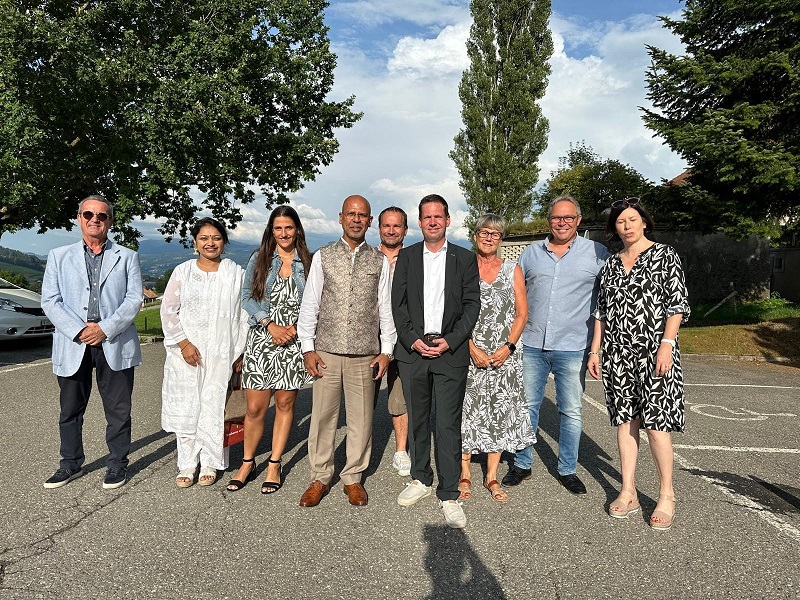 Ambassador Kumar attended the International folklore festival of Fribourg in Vuadens on 14 August 2024