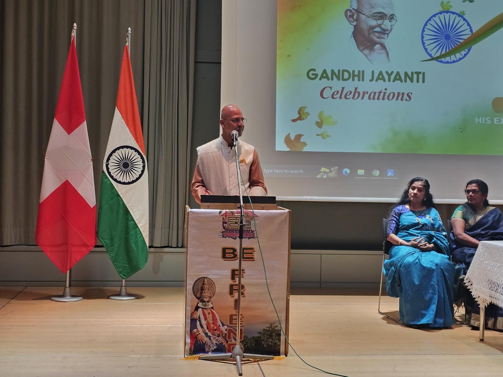 Gandhi Jayanti celebrations in association with Be Friends Switzerland on 06 October 2024