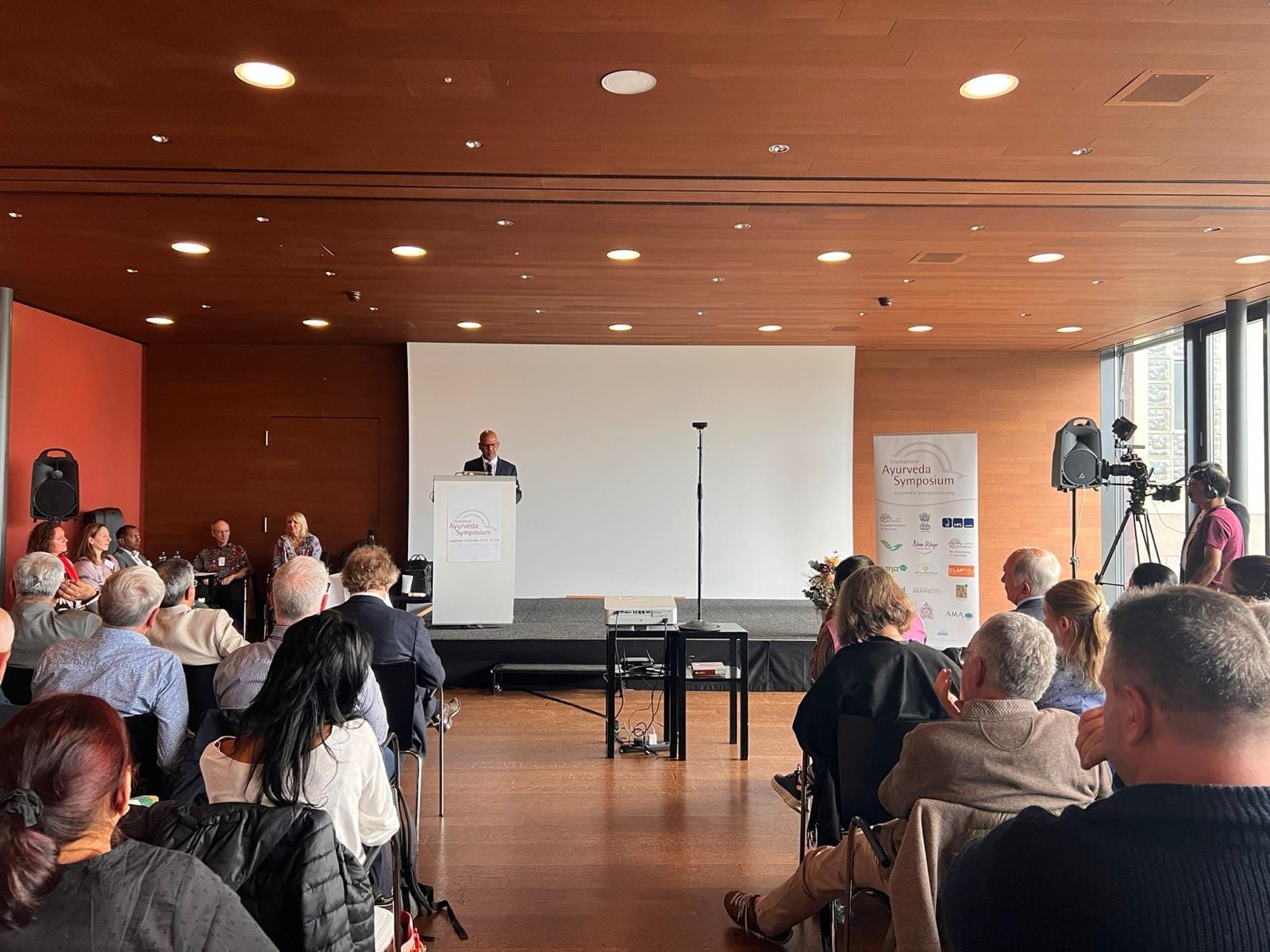 Ambassador Mridul Kumar’s visit to the 26th International Ayurveda Symposium organized by European Academy of Ayurveda from 12 – 13 October 2024