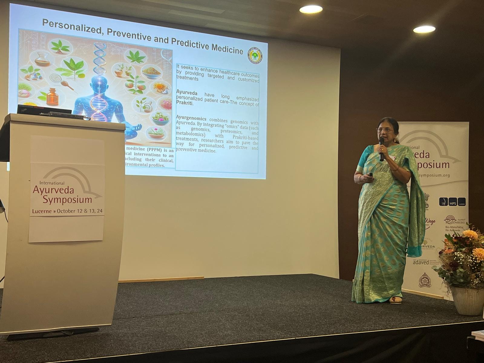 Ambassador Mridul Kumar’s visit to the 26th International Ayurveda Symposium organized by European Academy of Ayurveda from 12 – 13 October 2024