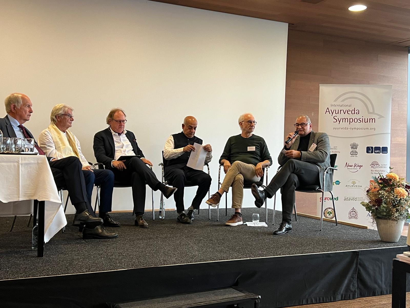 Ambassador Mridul Kumar’s visit to the 26th International Ayurveda Symposium organized by European Academy of Ayurveda from 12 – 13 October 2024