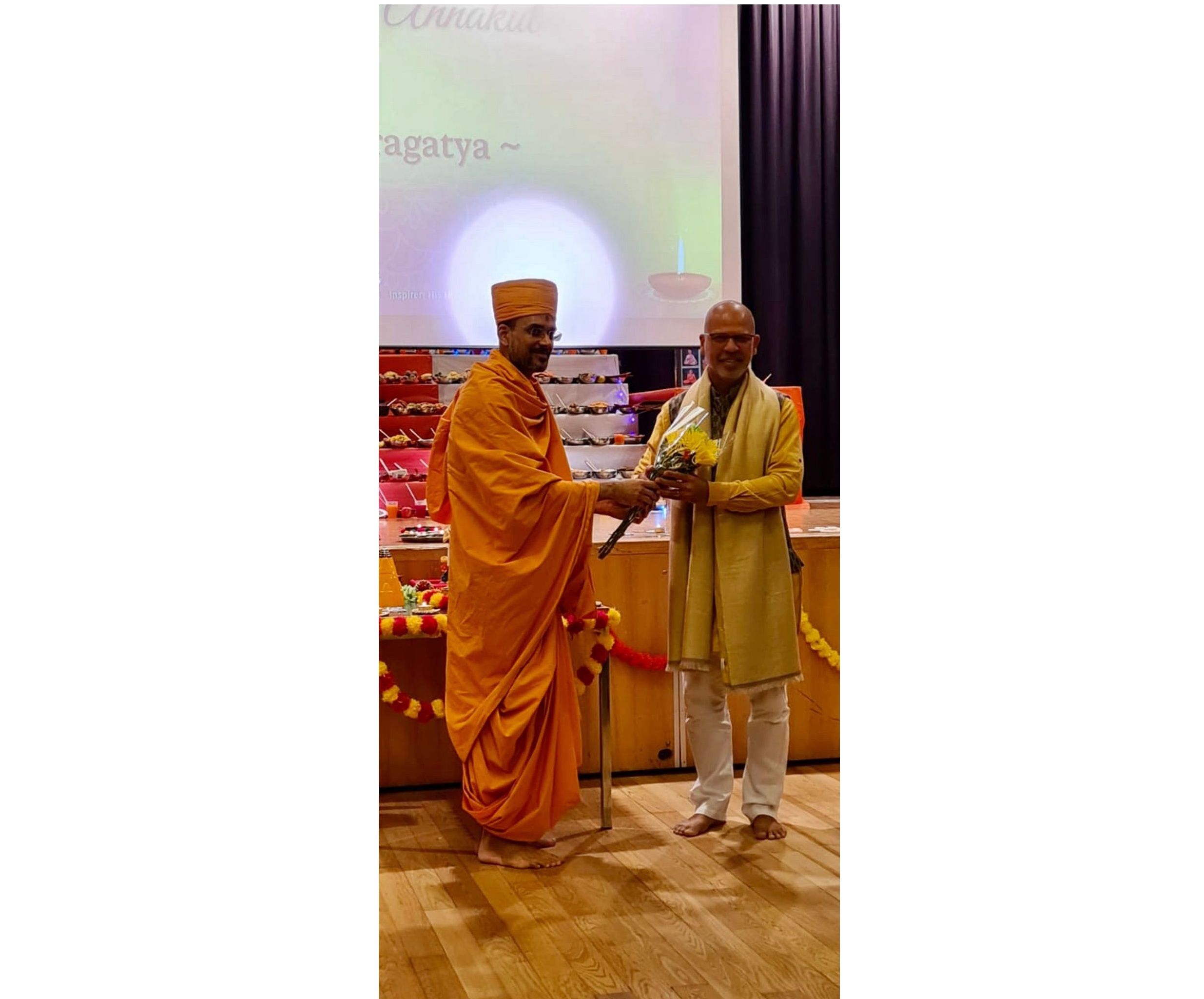 Ambassador Mridul Kumar participated in the Diwali Annakut Event on 11 November 2024