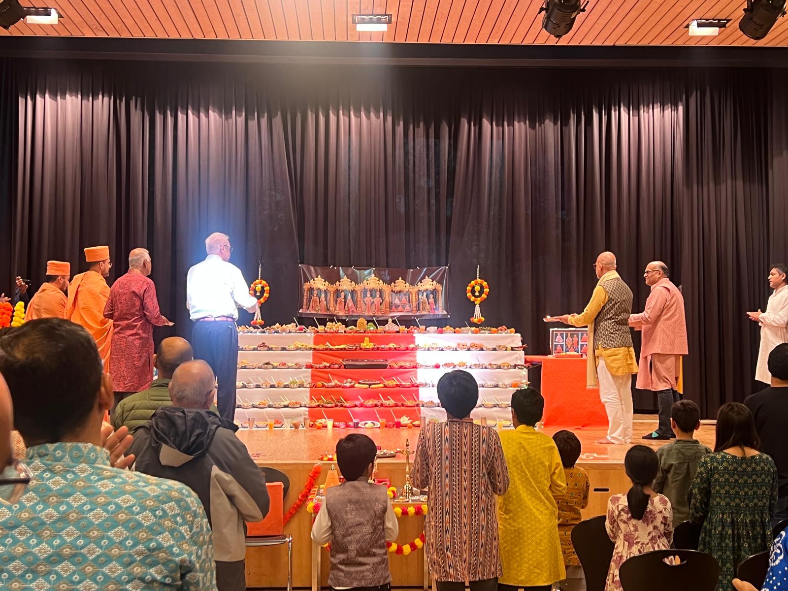 Ambassador Mridul Kumar participated in the Diwali Annakut Event on 11 November 2024