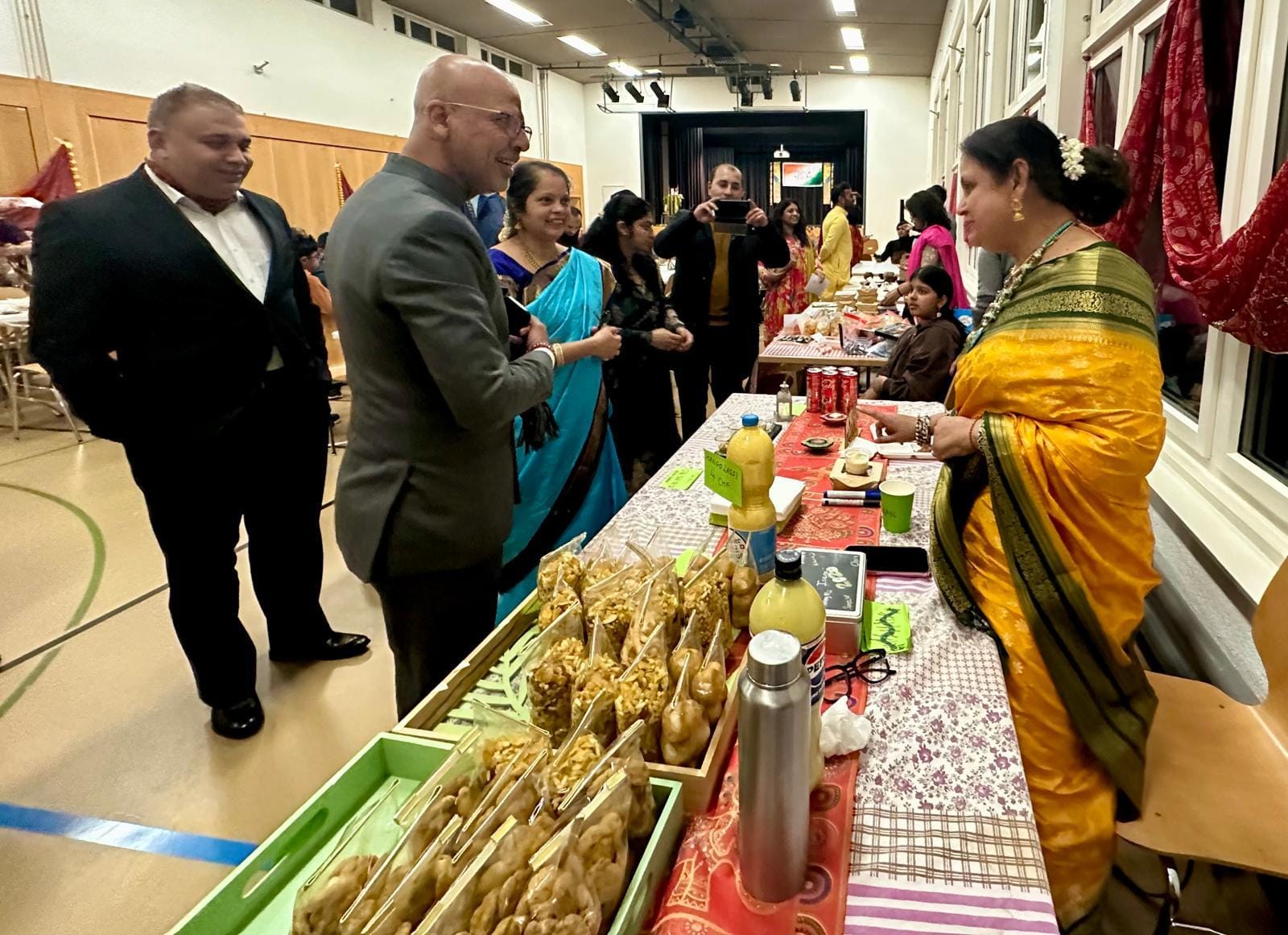 Diwali celebrations by Embassy in collaboration with SBA in Basel on 23 November 2024