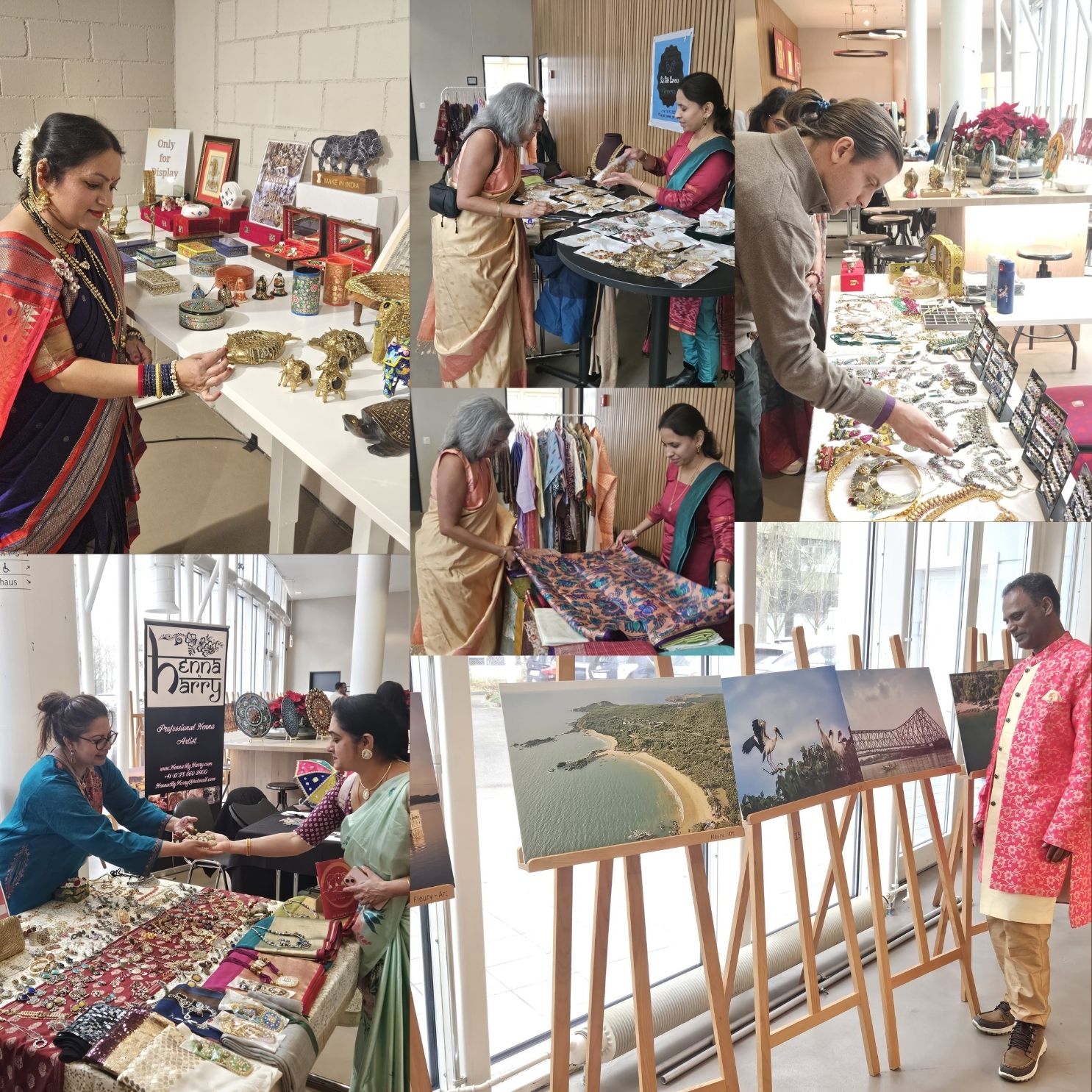 Exhibitions of ODOP,  Indian tea & coffee, Yoga & Ayurveda at India Fest & Margazhi Utsav 2024 from 6-8 December 2024 at Zurich