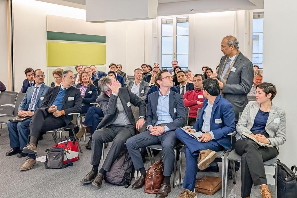 Counsellor Anoop Dhingra addressed participants at an insightful business event organized by Swiss-Indian Chamber of Commerce & Geneva Chamber of Commerce, Industry & Services (CCIG) in Geneva on 10 December 2024