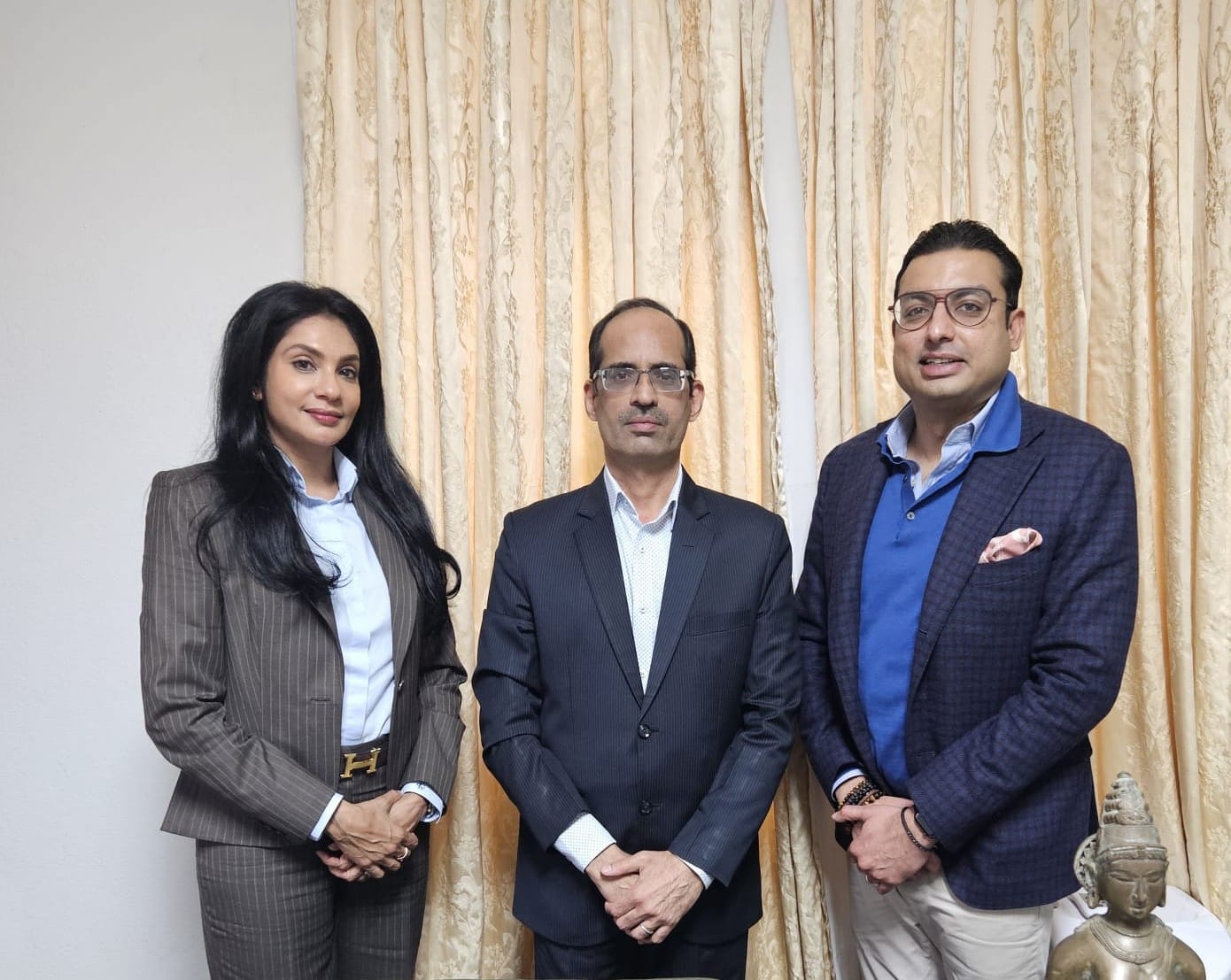 Cd’A Anoop Dhingra received representatives of Indian Chamber of Commerce in Switzerland at the Chancery on 19 December 2024